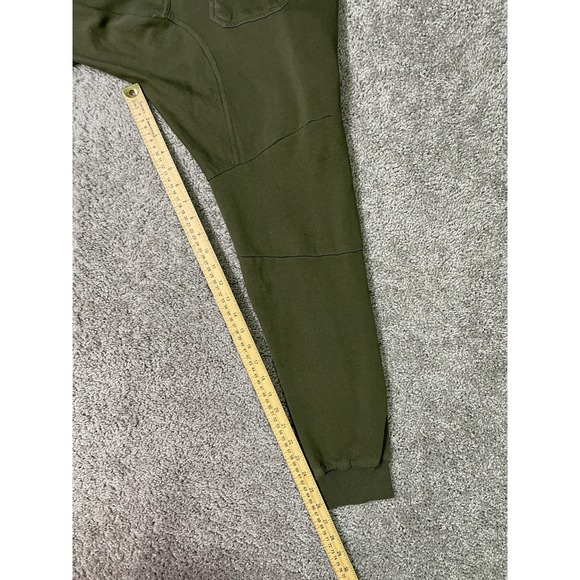 YoungLA Joggers Mens Medium Green Sweatpants Tapered Fit Gym Casual Drawstring - Picture 7 of 9